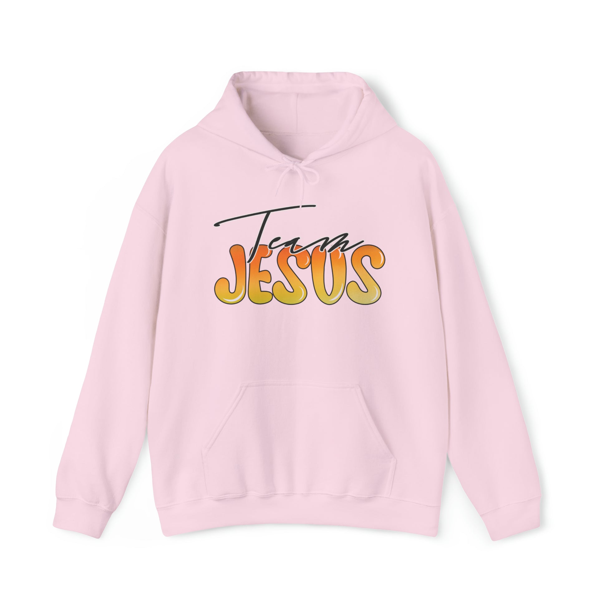 Team Jesus Christian Hoodie Light Pink tosave1life.com