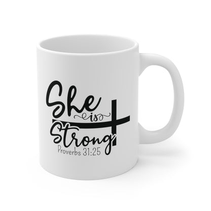 She is Strong Christian Mug tosave1life.com