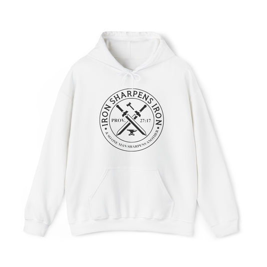 Iron Sharpens Iron Christian Hoodie White tosave1life.com