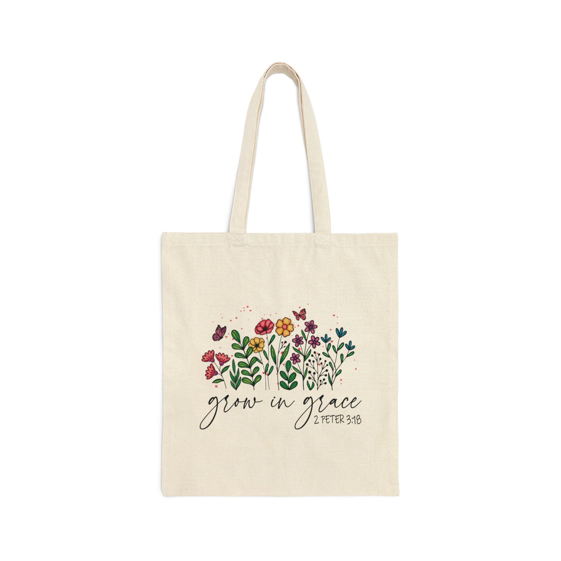 Grow in Grace Christian Tote Bag tosave1life.com