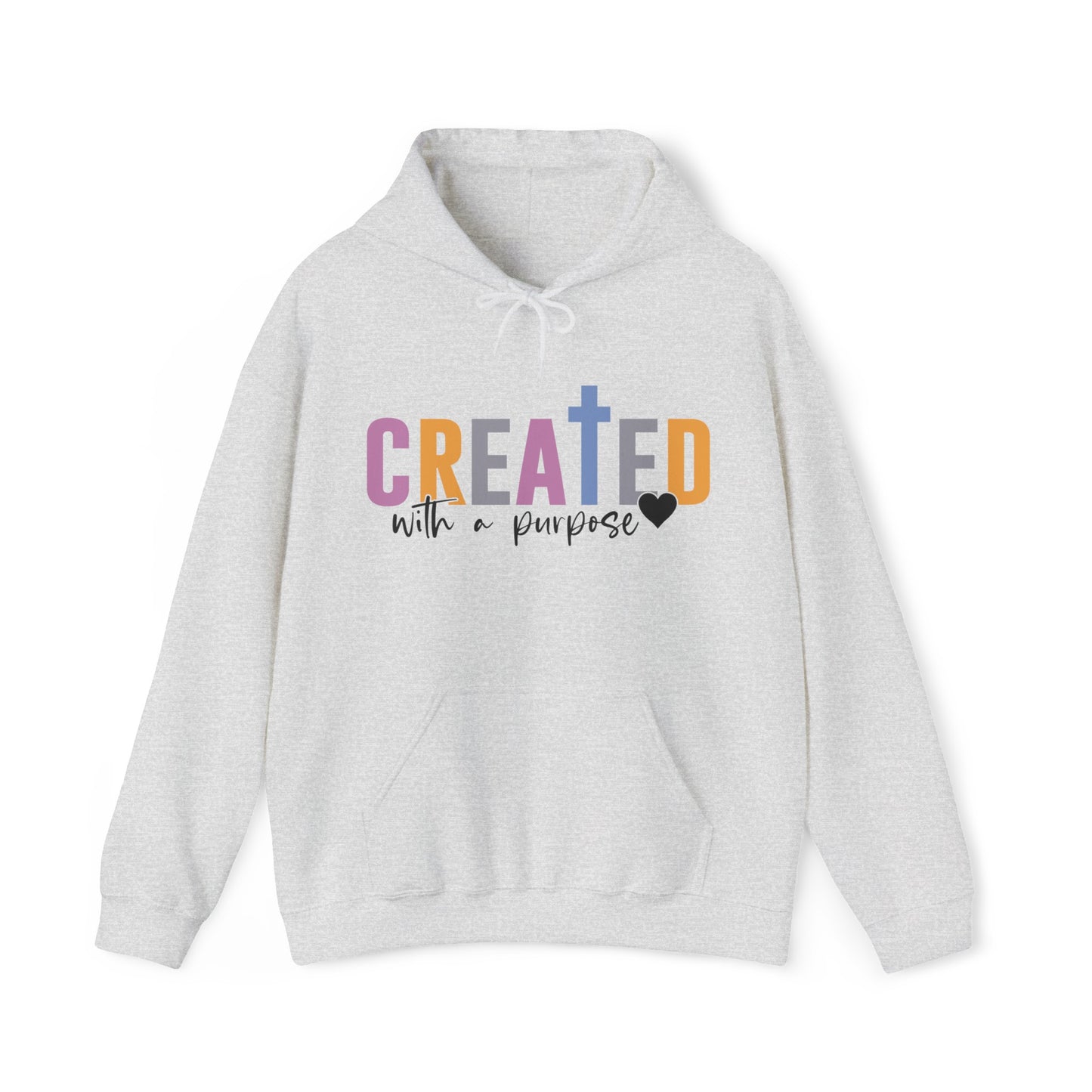 Created With A Purpose Christian Hoodie