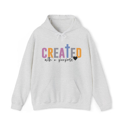 Created With A Purpose Christian Hoodie