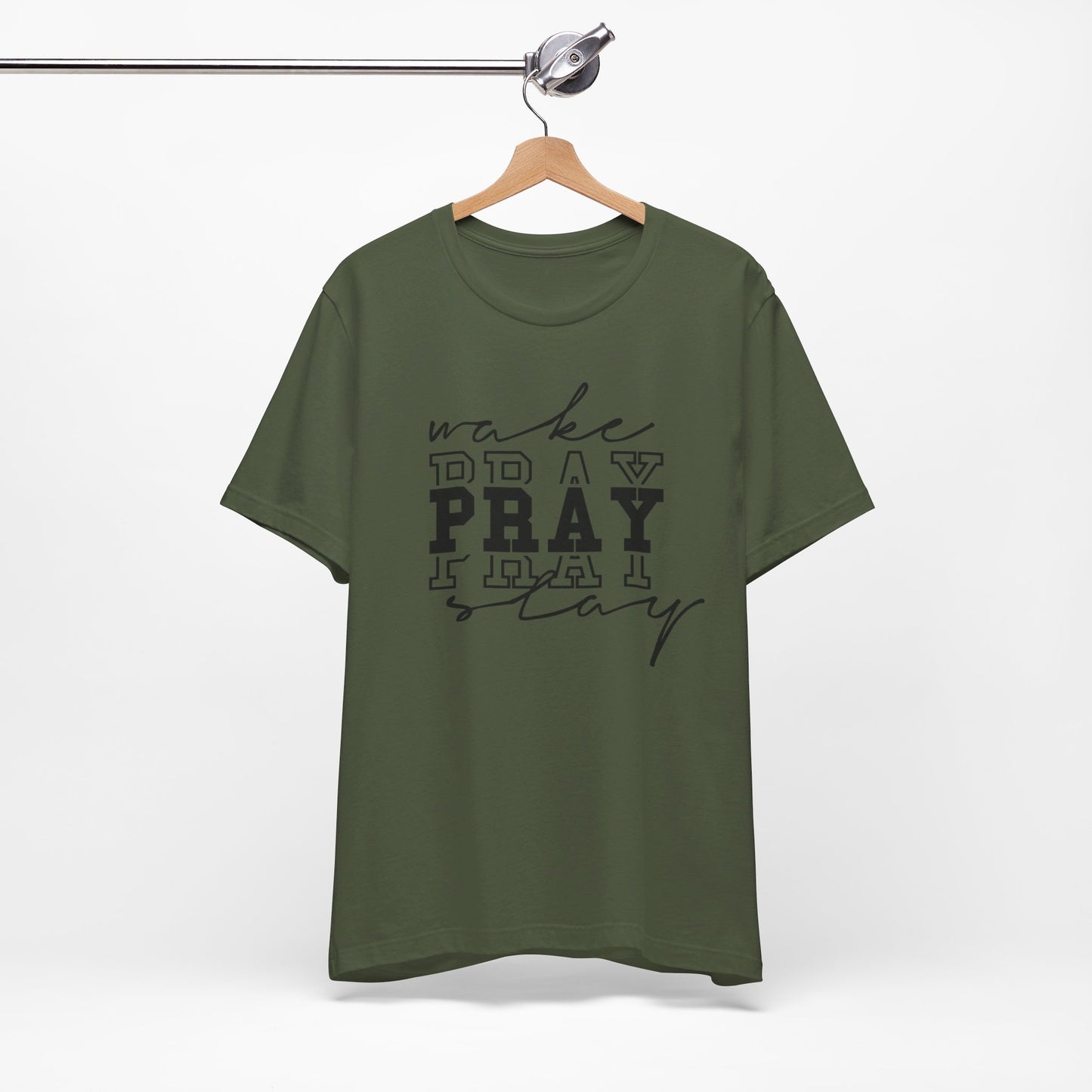 Wake Pray Slay Christian Shirt