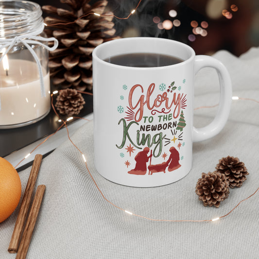 Newborn King Christmas Mug