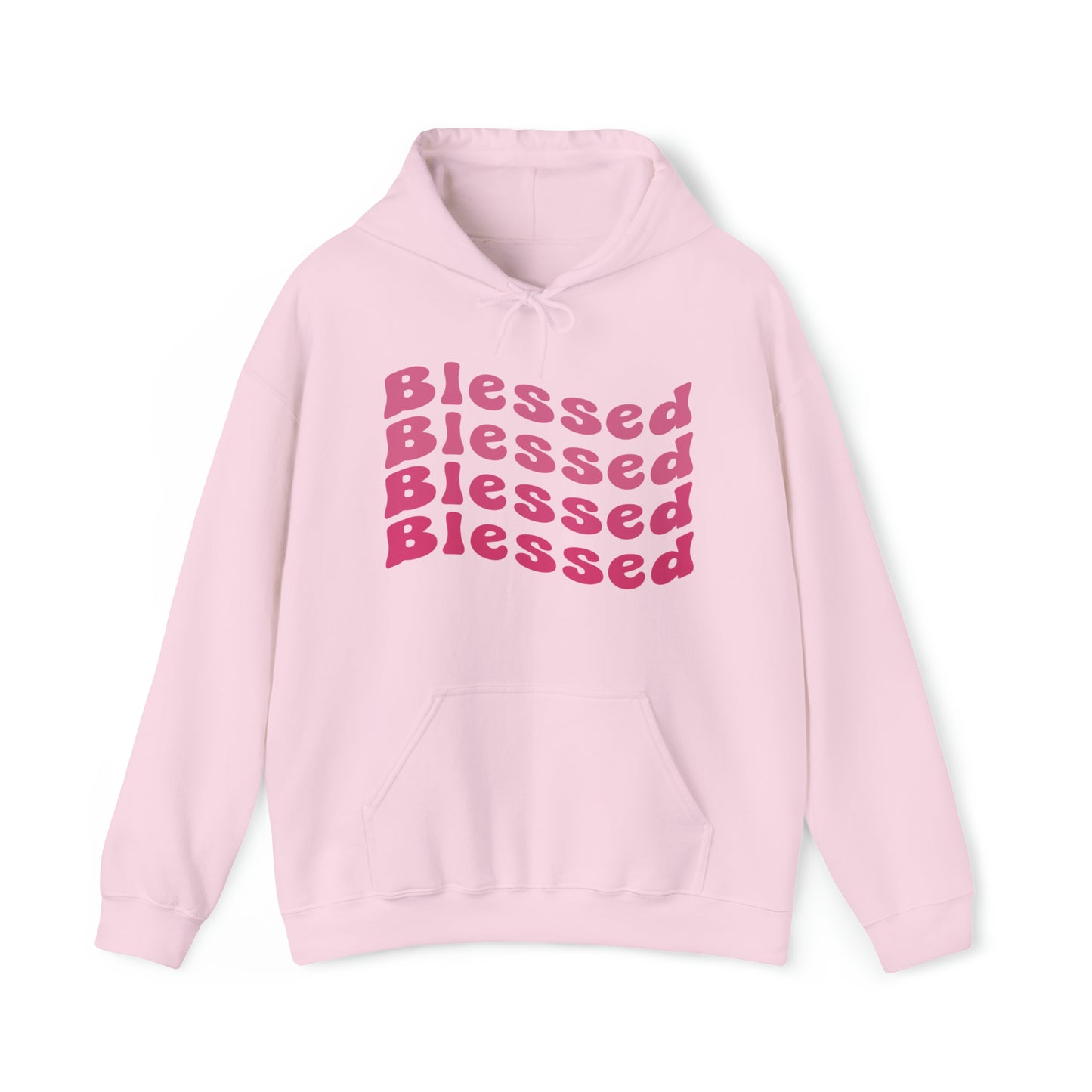 Blessed Christian Hoodie Light Pink tosave1life.com