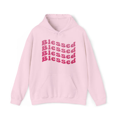 Blessed Christian Hoodie Light Pink tosave1life.com