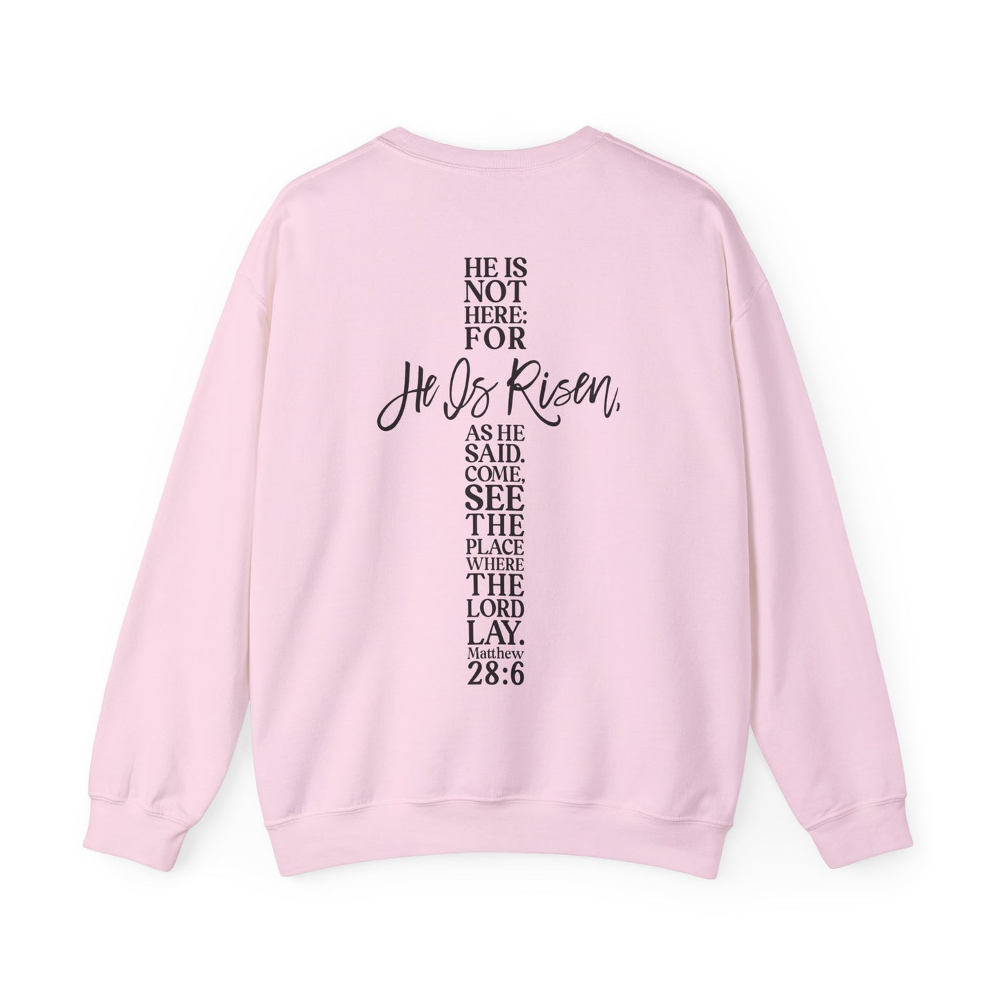 He is Risen Christian Sweatshirt tosave1life.com