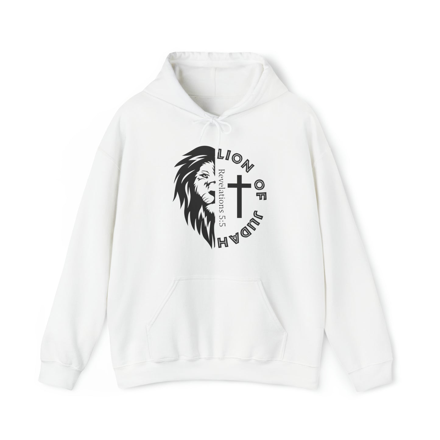 Lion of Judah Christian Hoodie White tosave1life.com