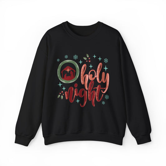 Holy Night Christmas Sweatshirt