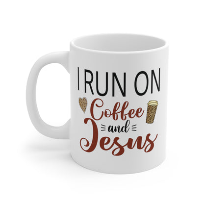 Coffee and Jesus Christian Mug tosave1life.com