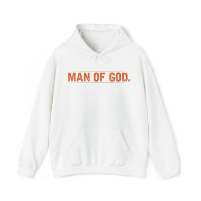 Man of God Christian Hoodie White tosave1life.com