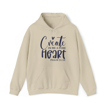 A Pure Heart Christian Hoodie Sand tosave1life.com