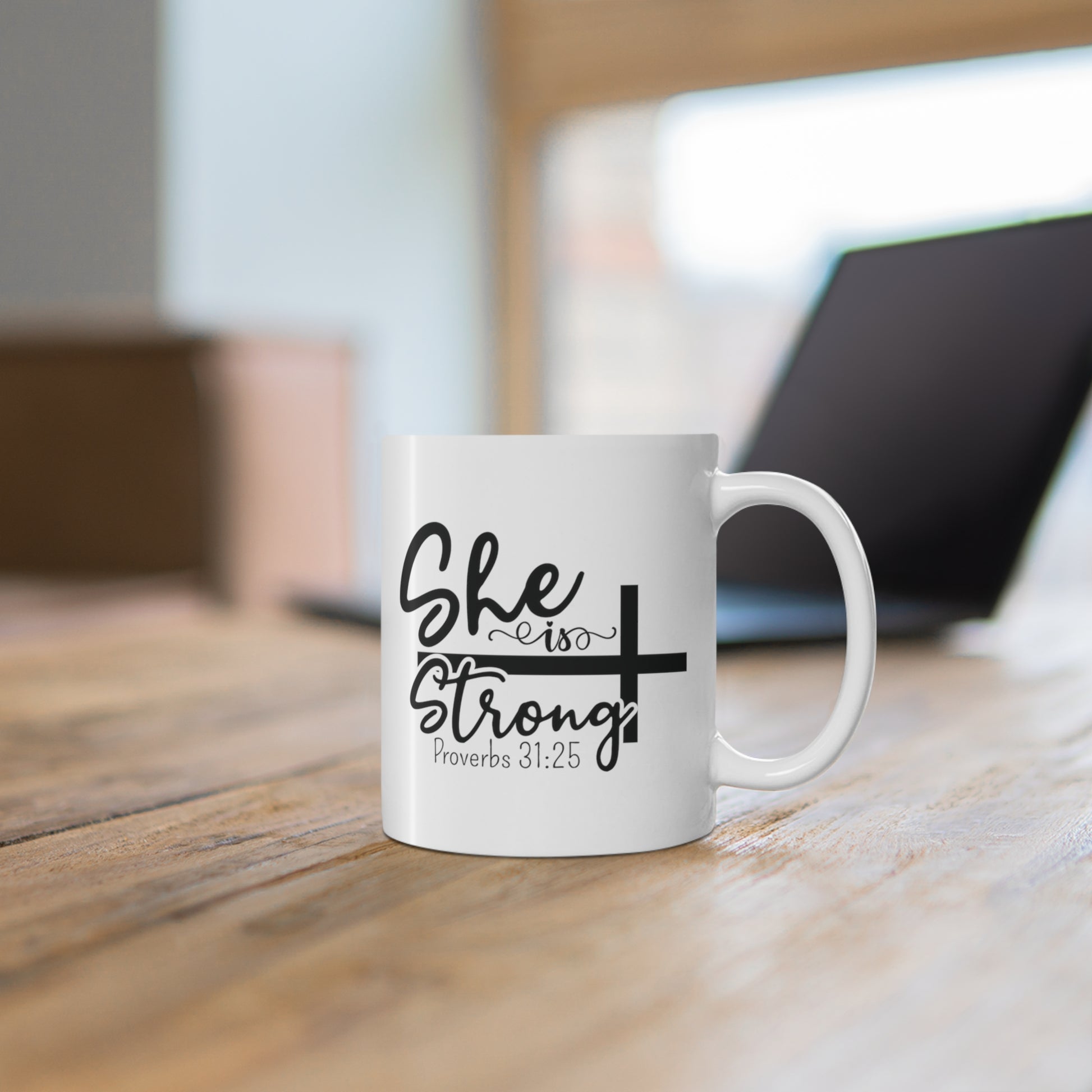 She is Strong Christian Mug tosave1life.com