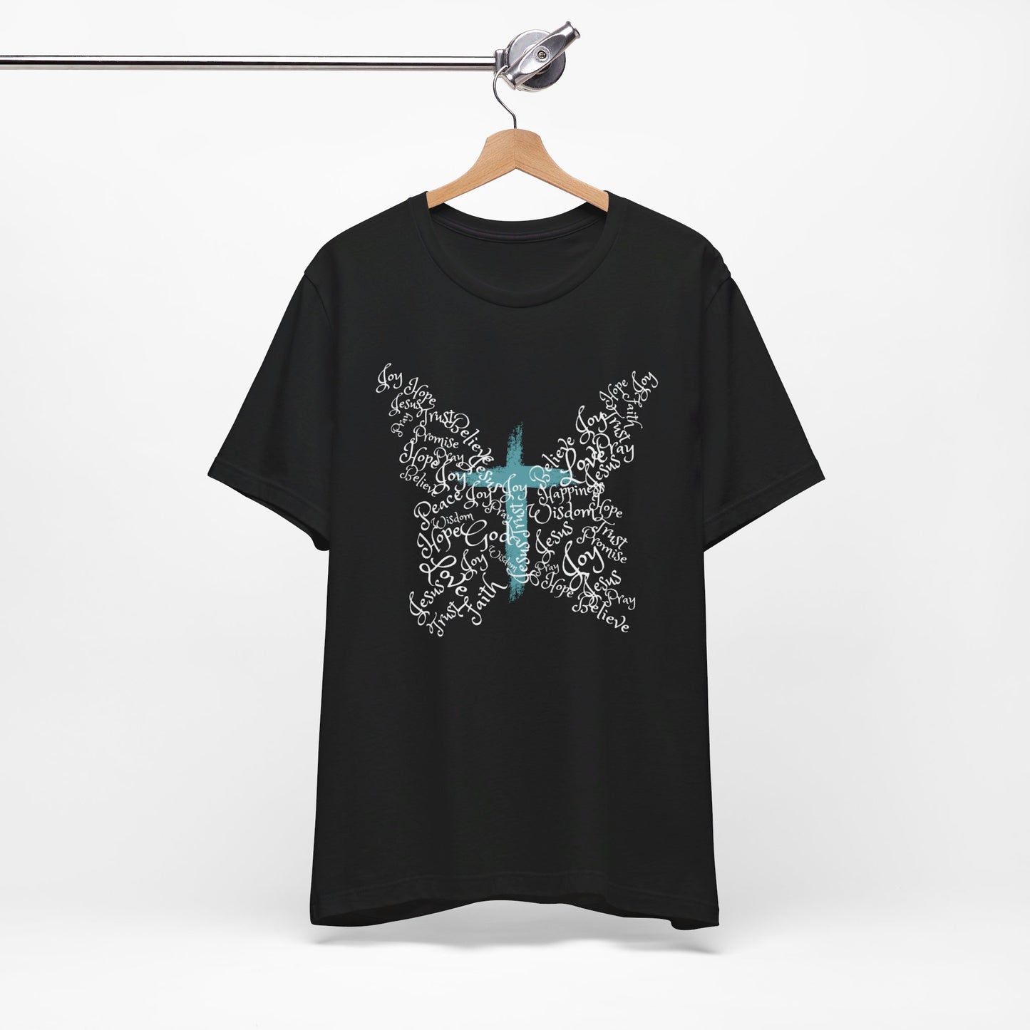 Butterfly Cross Christian Shirt