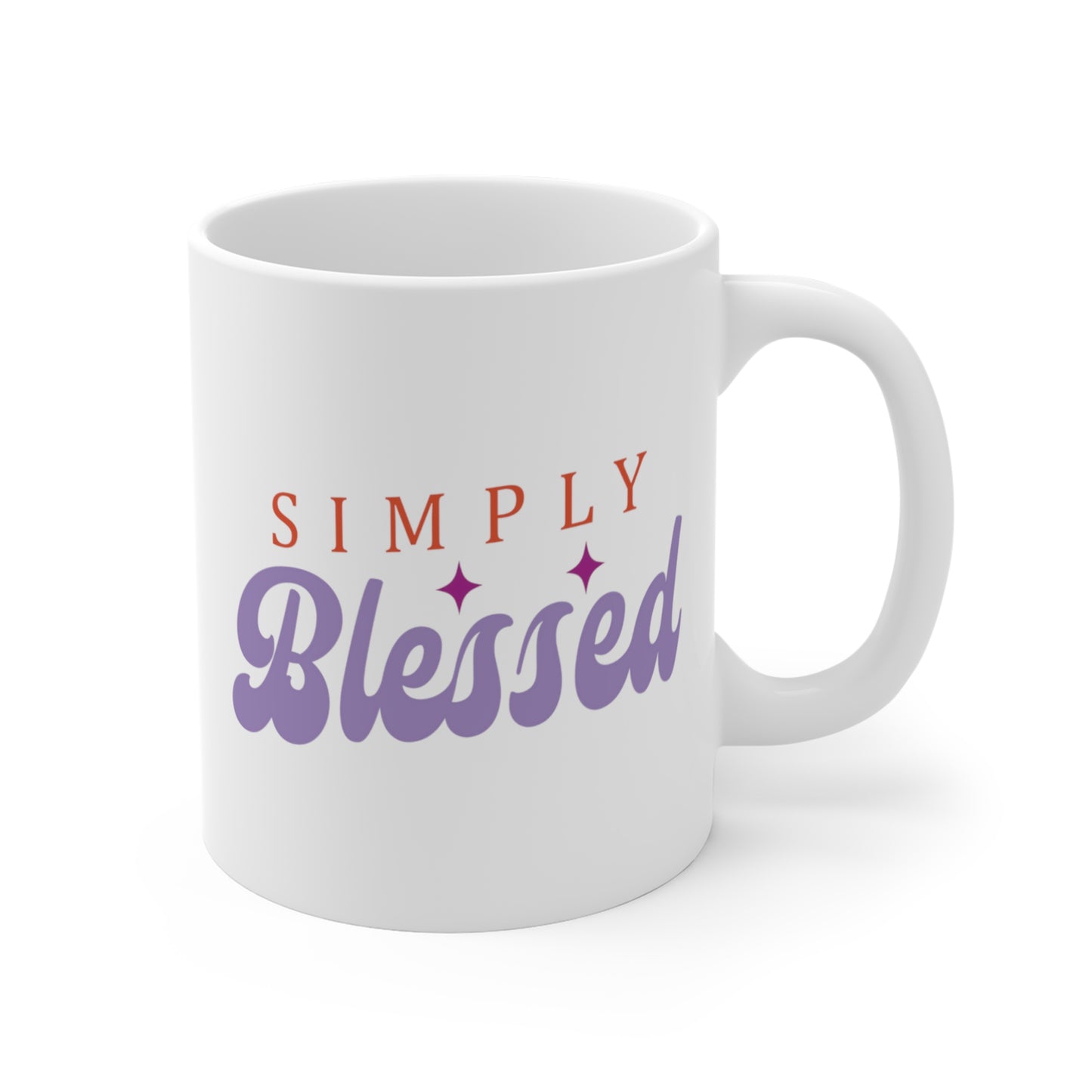 Simply Blessed Christian Mug tosave1life.com