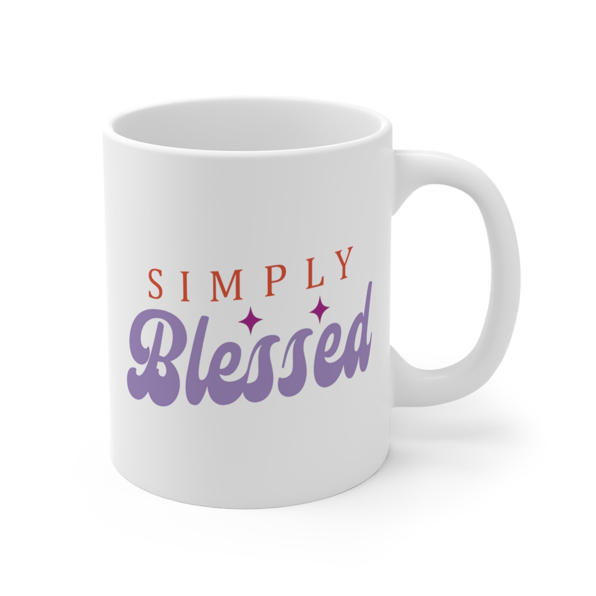 Simply Blessed Christian Mug tosave1life.com