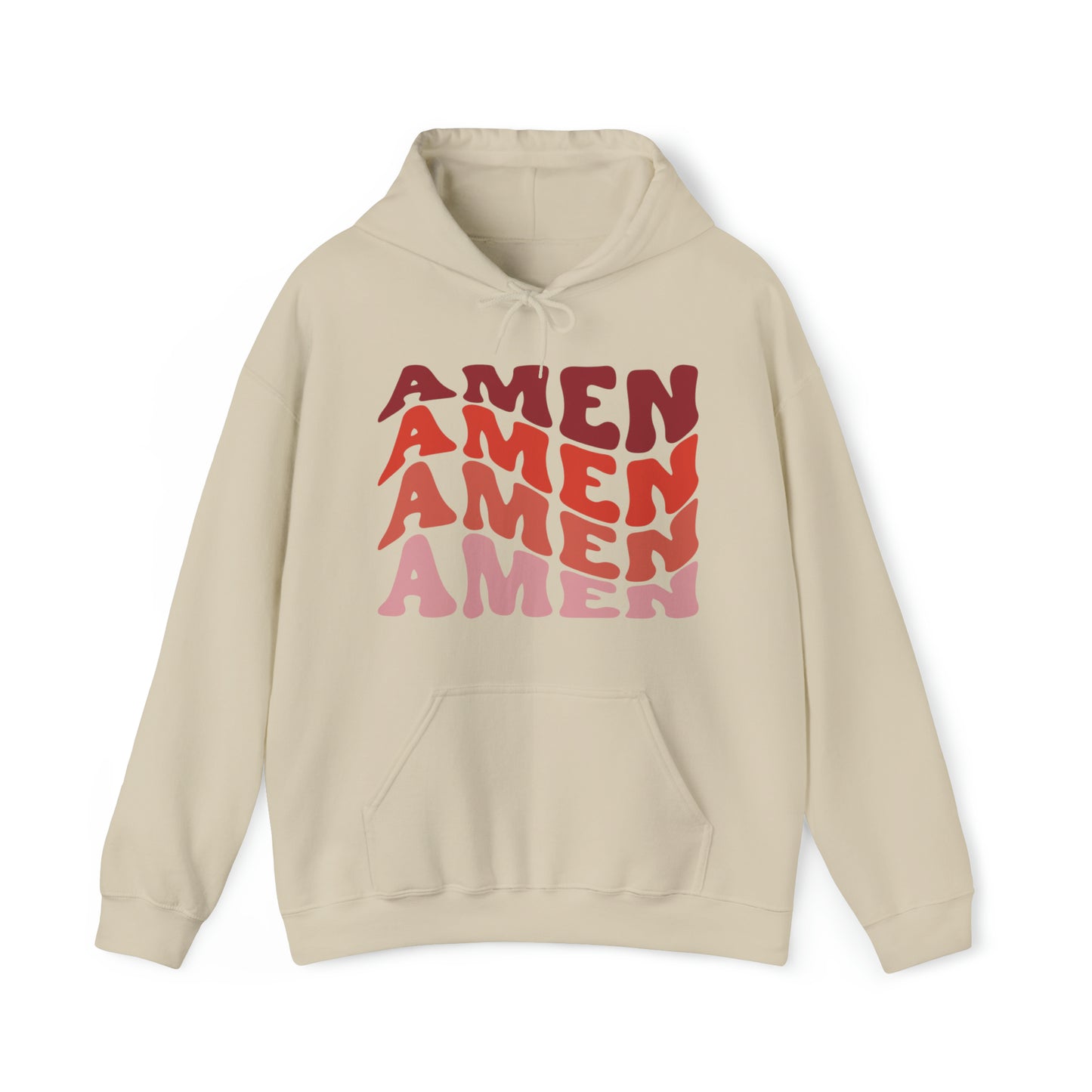 Amen Christian Hoodie Sand tosave1life.com