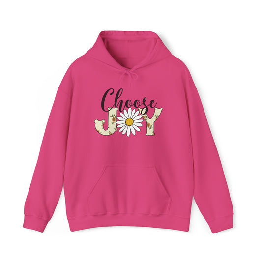 Choose Joy Christian Hoodie Heliconia tosave1life.com