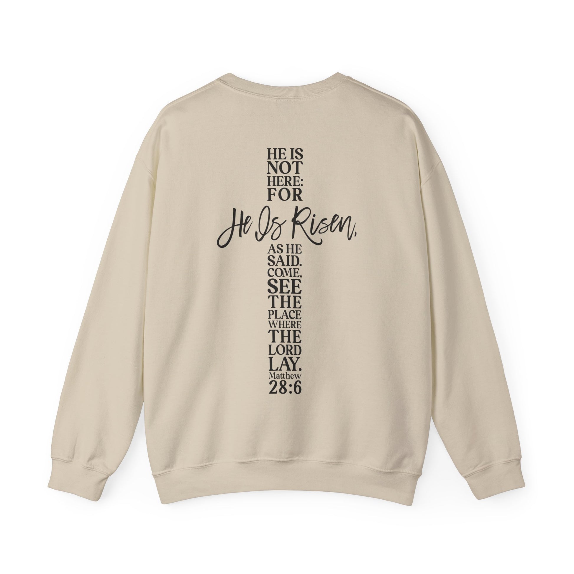 He is Risen Christian Sweatshirt tosave1life.com