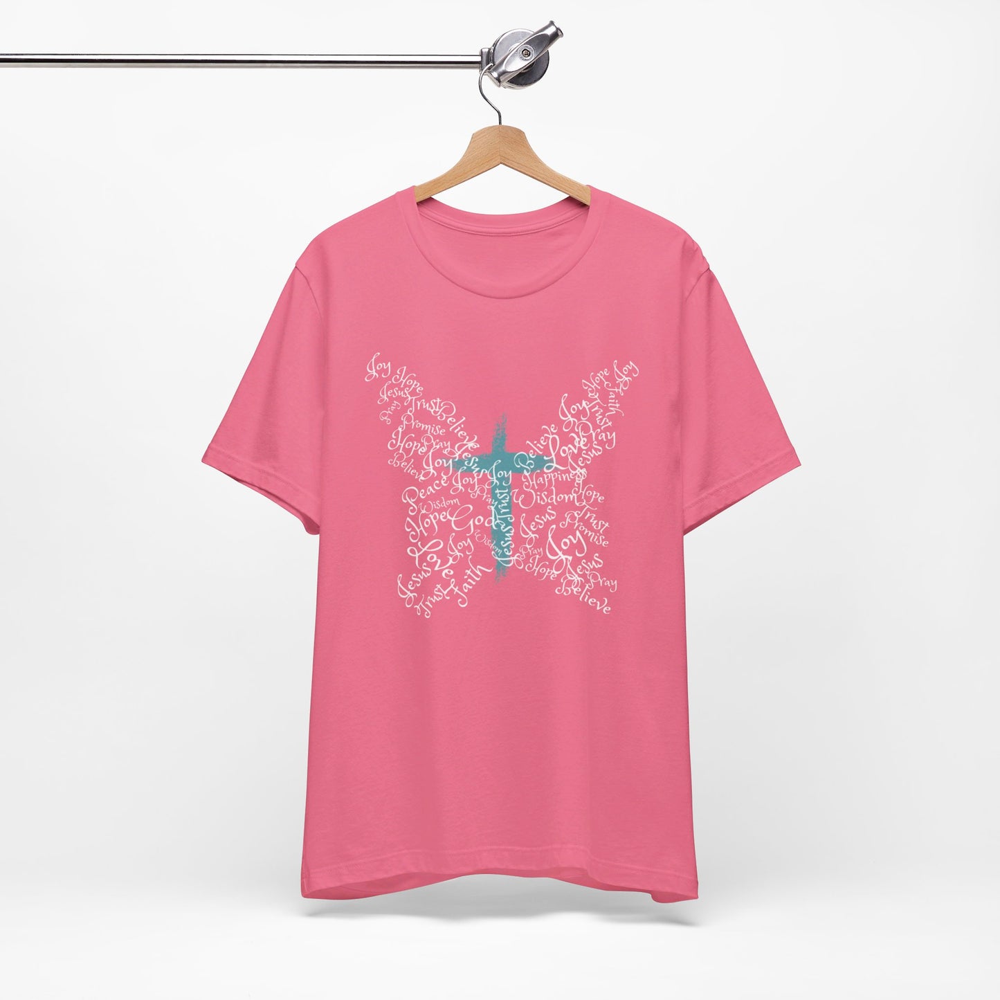 Butterfly Cross Christian Shirt