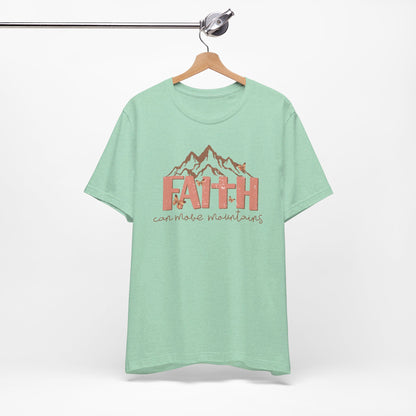 Faith Can Move Mountains Christian Shirt