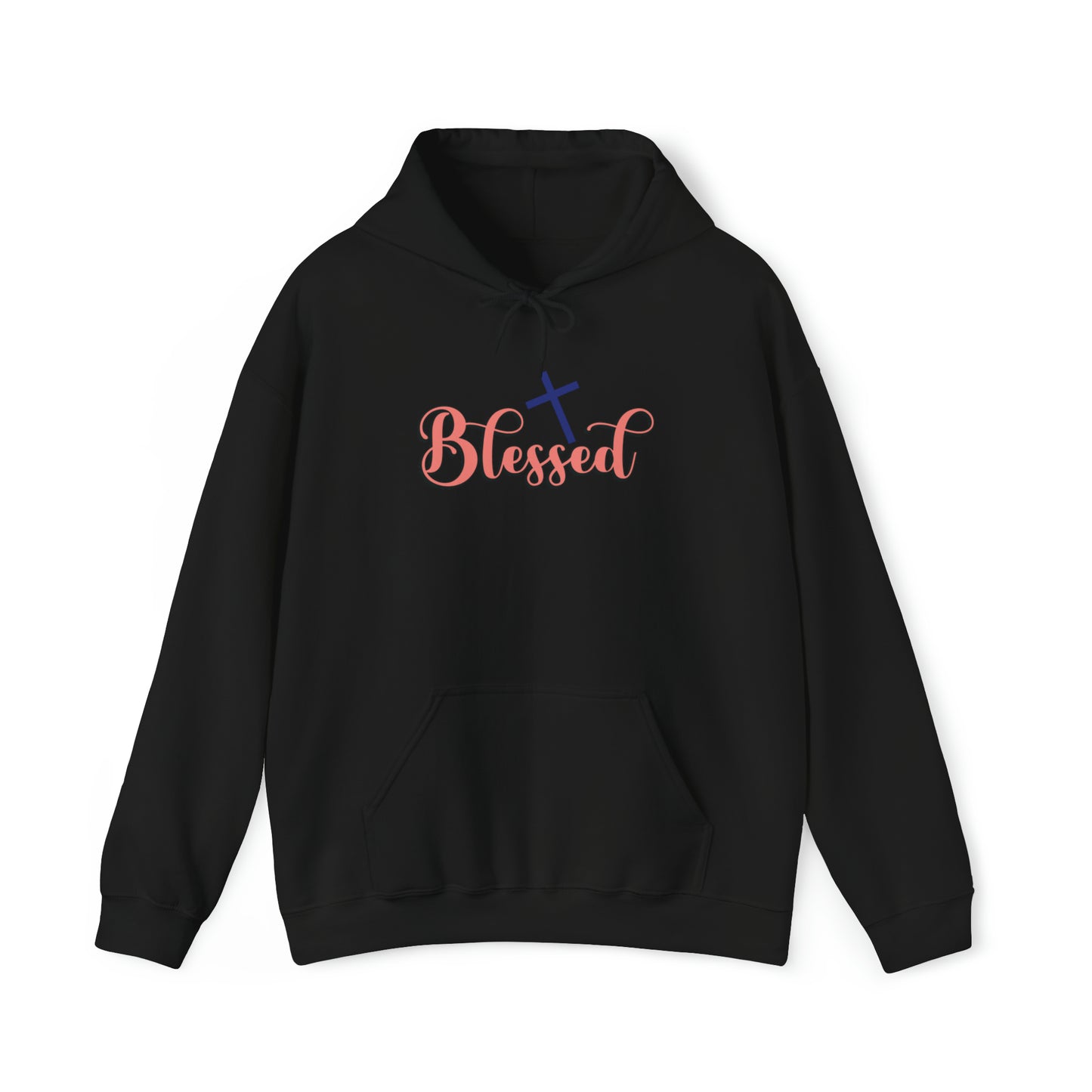 Blessed Christian Hoodie Black tosave1life.com