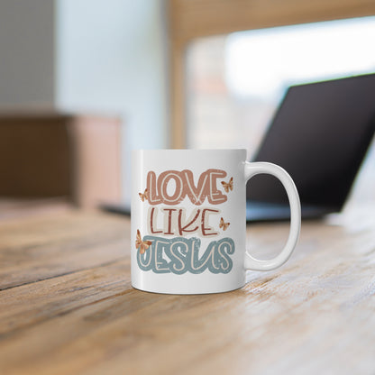 Love Like Jesus Christian Mug tosave1life.com