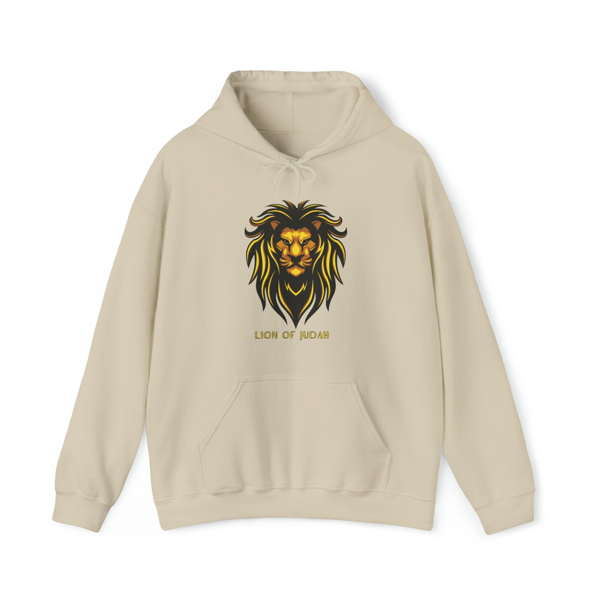 Lion of Judah Christian Hoodie Sand tosave1life.com