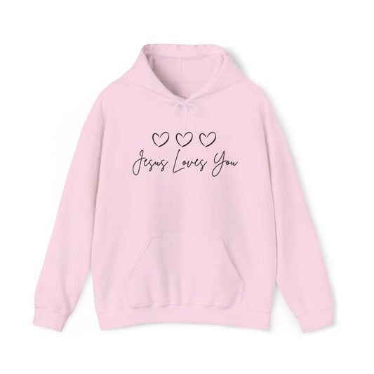 Jesus Loves You Christian Hoodie