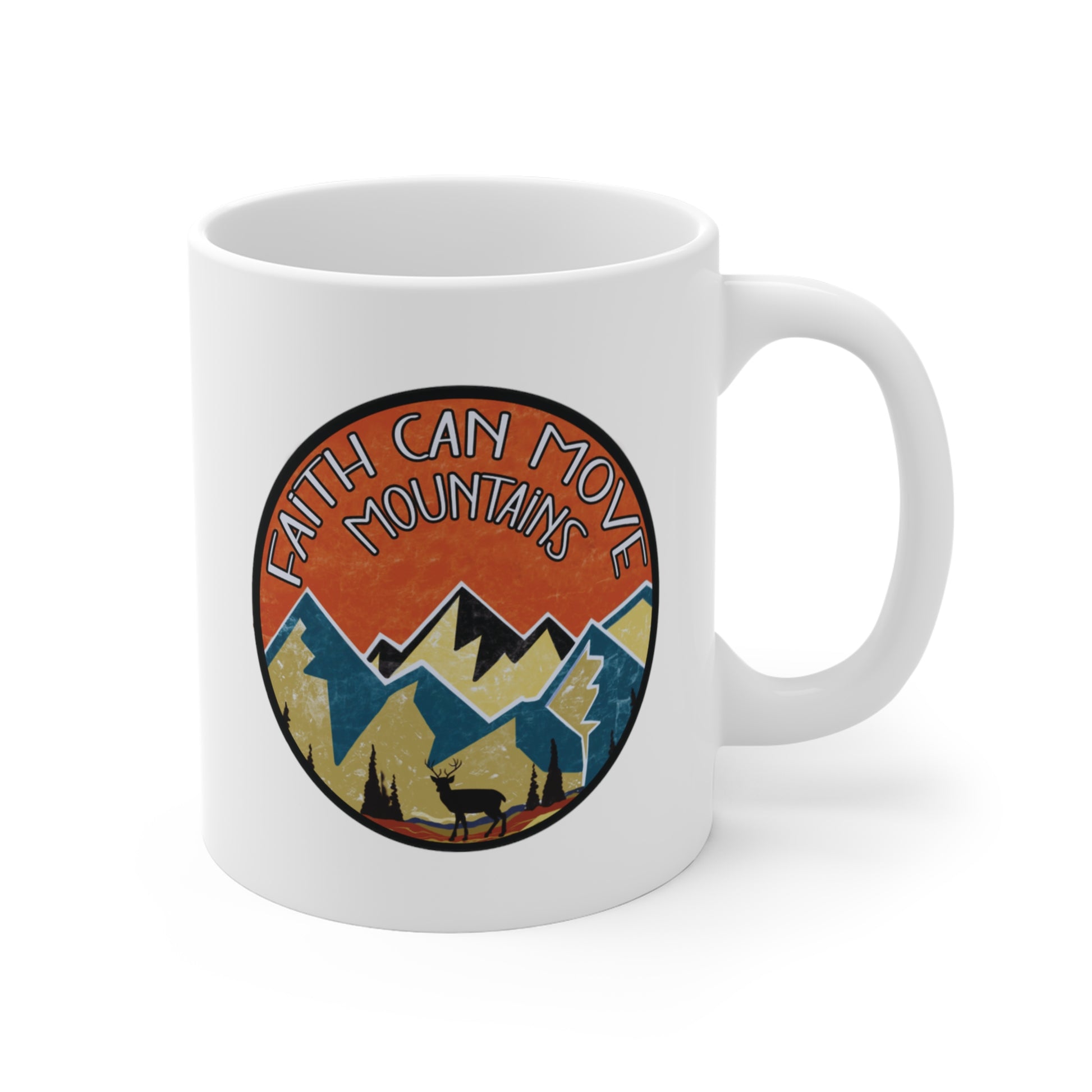 Faith Can Move Mountains Christian Mug tosave1life.com