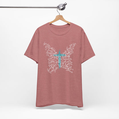 Butterfly Cross Christian Shirt