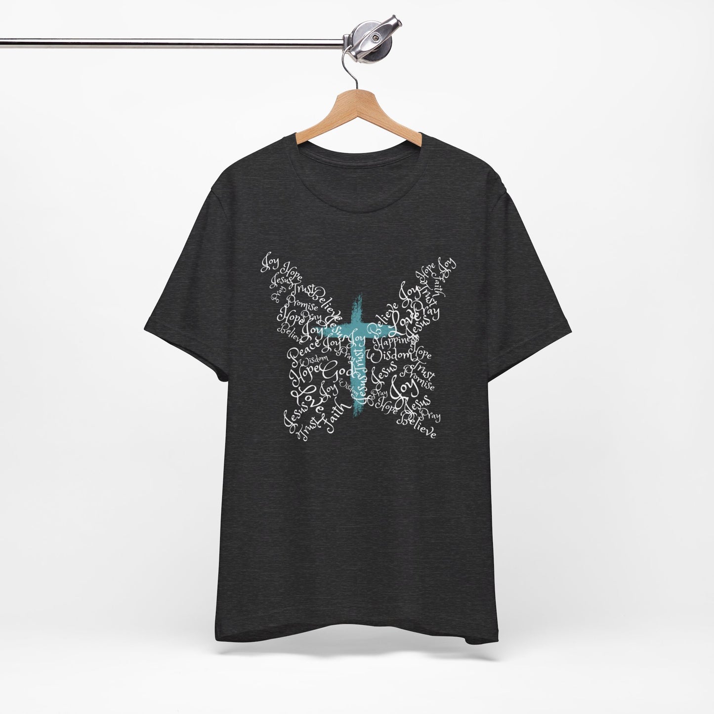 Butterfly Cross Christian Shirt