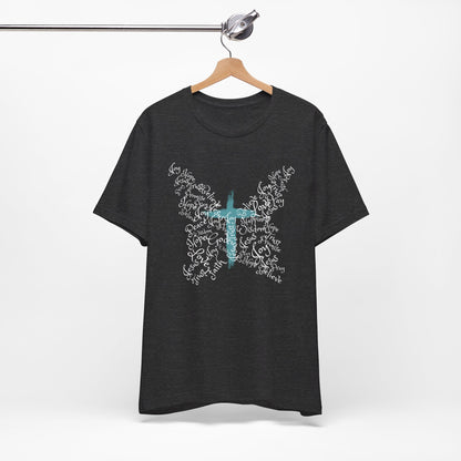 Butterfly Cross Christian Shirt