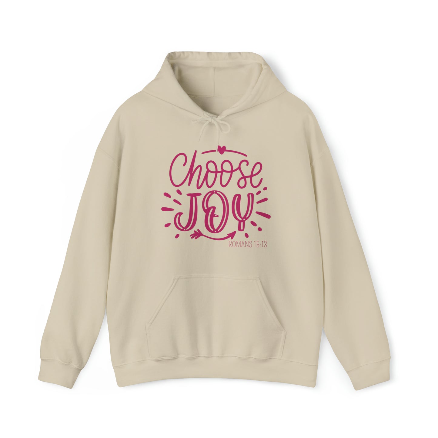 Choose Joy Christian Hoodie Sand tosave1life.com