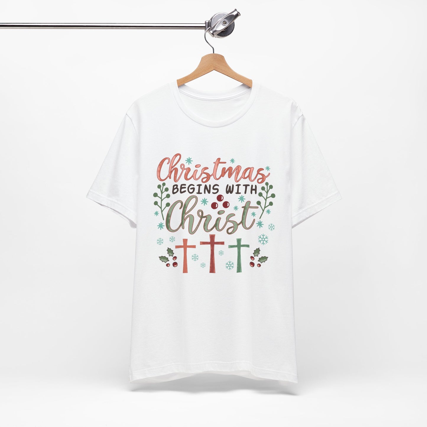 Christmas Begins With Christ Shirt