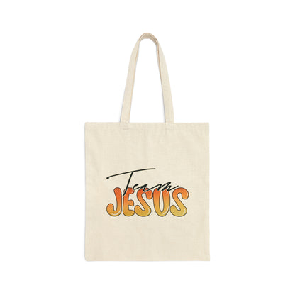 Team Jesus Christian Tote Bag tosave1life.com