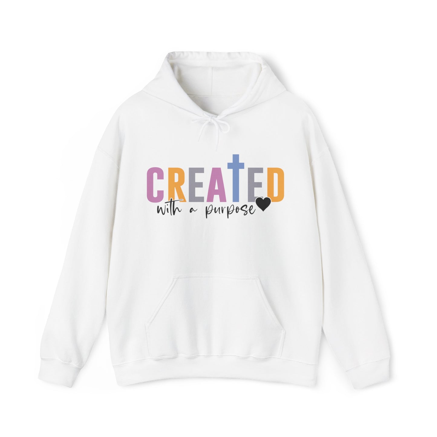 Created With A Purpose Christian Hoodie