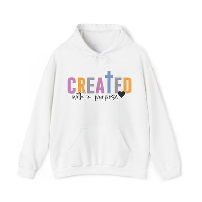 Created With A Purpose Christian Hoodie