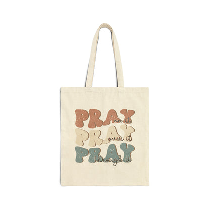 Pray Christian Tote Bag tosave1life.com