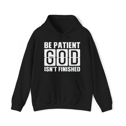 Be Patient Christian Hoodie Black tosave1life.com