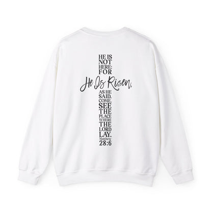 He is Risen Christian Sweatshirt tosave1life.com