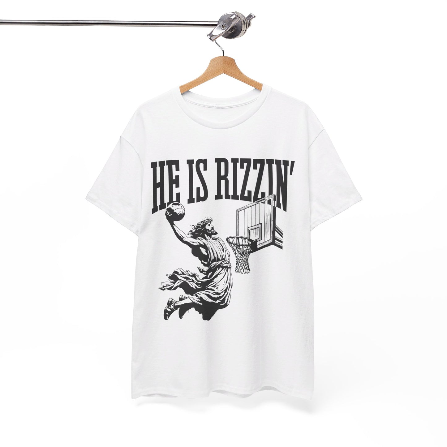 He is Rizzin Heavy Cotton Tee