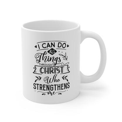 Through Christ Christian Mug tosave1life.com