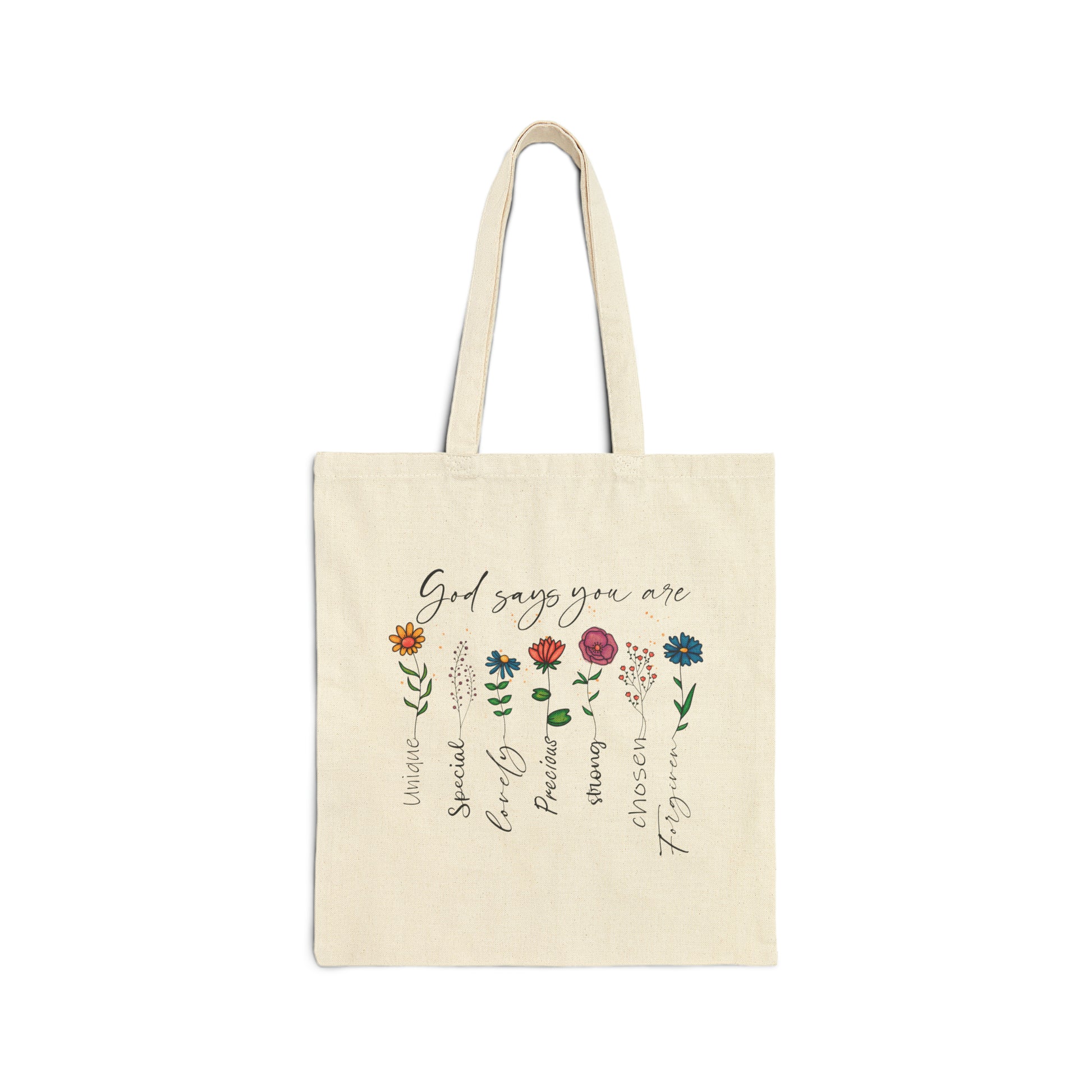 God Says You Are Christian Tote Bag tosave1life.com