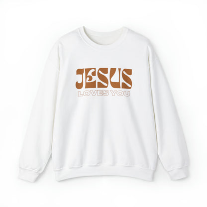 Jesus Loves You Christian Sweatshirt tosave1life.com