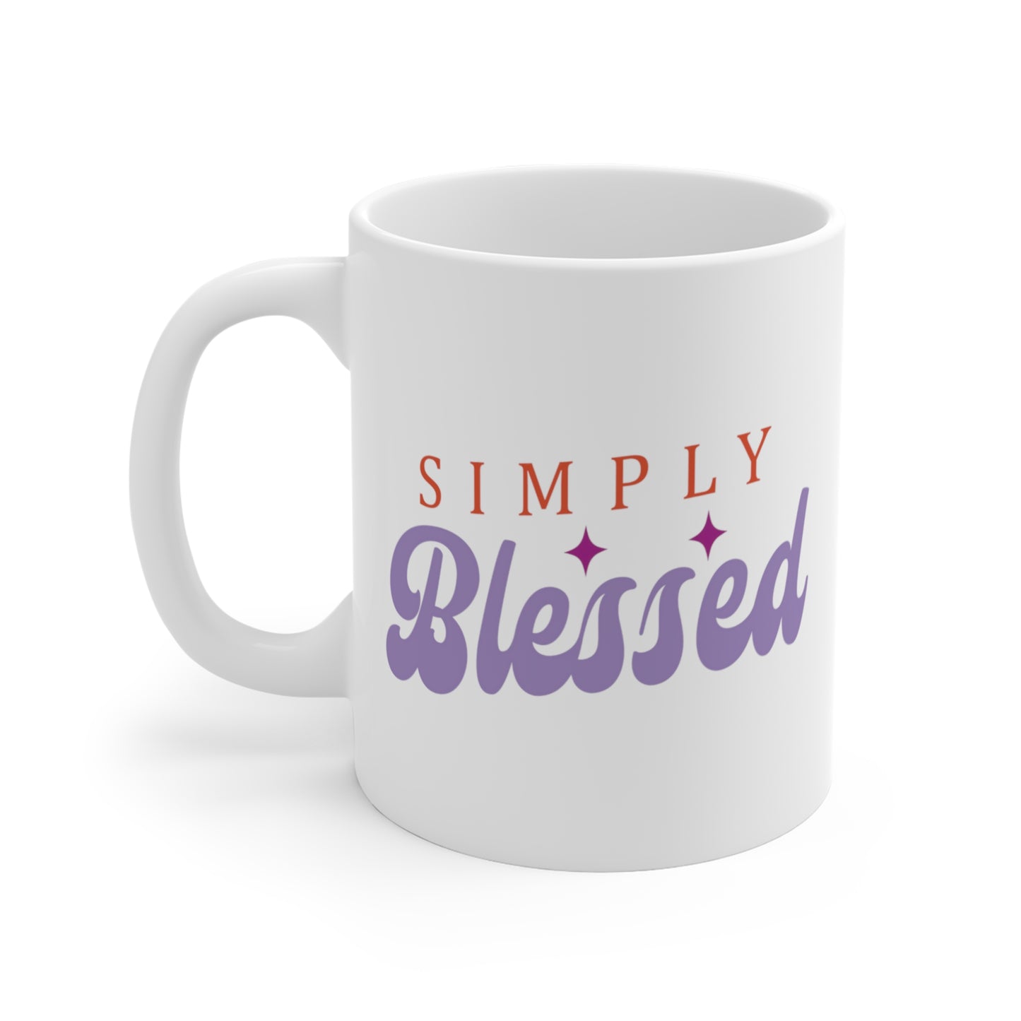 Simply Blessed Christian Mug tosave1life.com