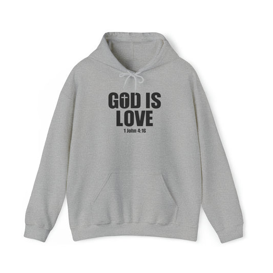 God Is Love Christian Hoodie Sport Grey tosave1life.com