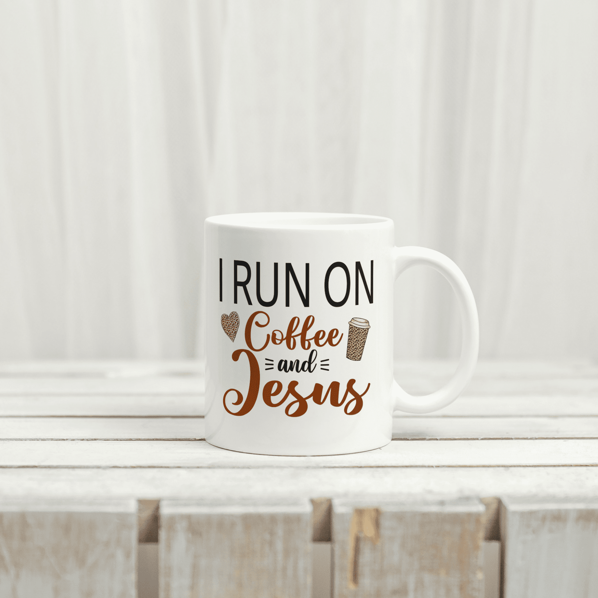 Coffee and Jesus Christian Mug 11oz tosave1life.com