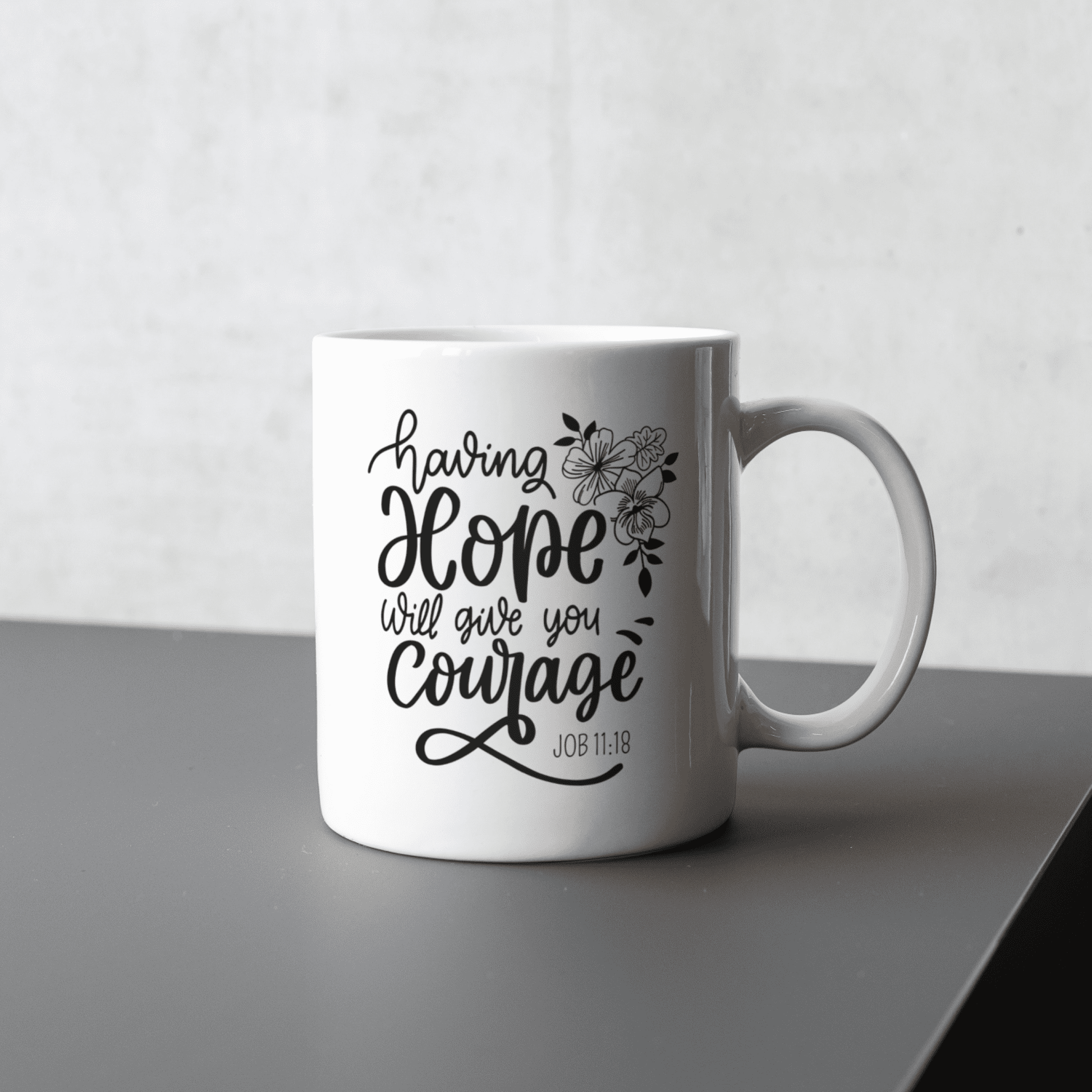 Having Hope Christian Mug 11oz tosave1life.com