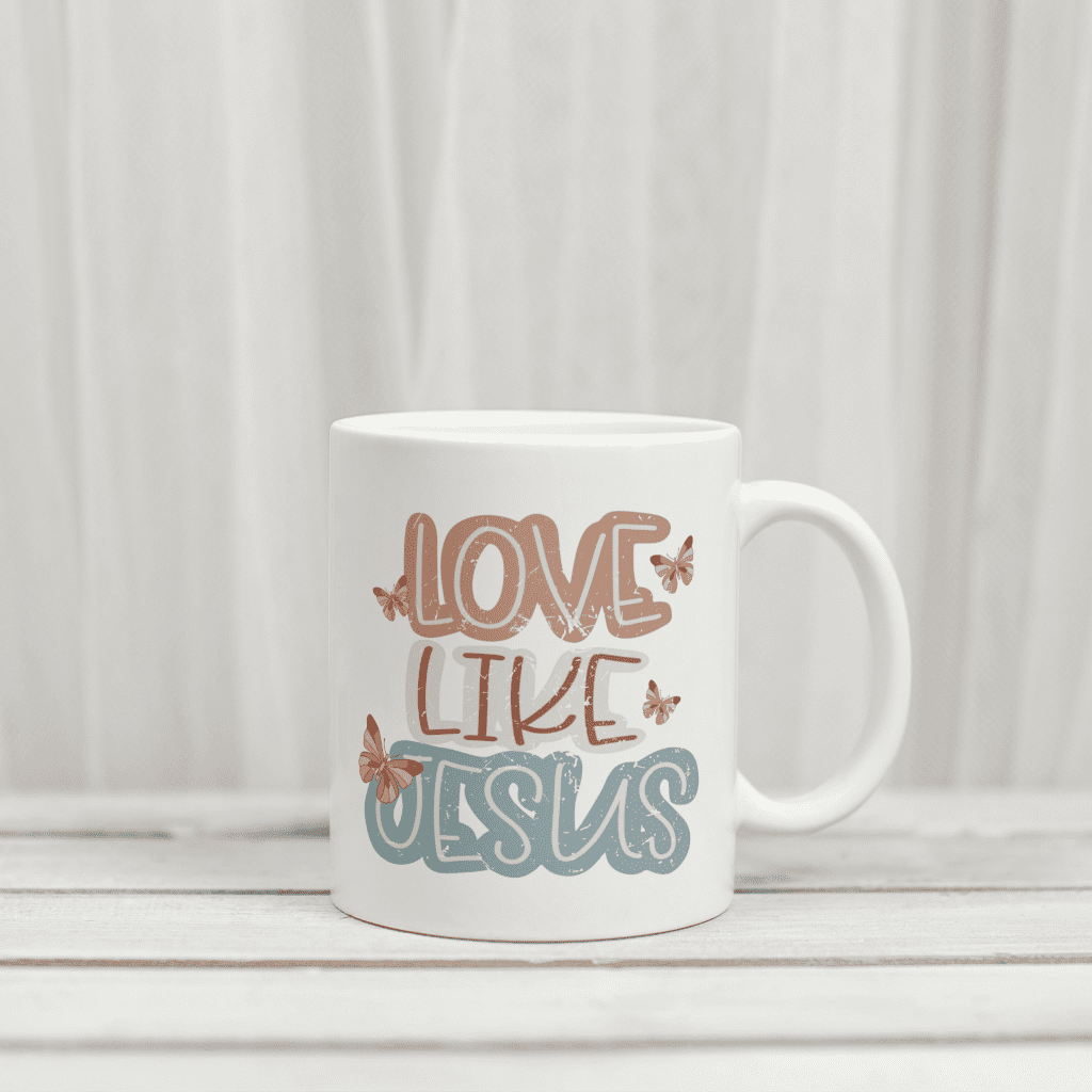 Love Like Jesus Christian Mug 11oz tosave1life.com